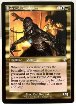 Prized Amalgam - Retro Frame (Near Mint NM) Magic MTG - Time Spiral Remastered - Image 1