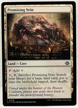 Promising Vein - #279-MTG-The Lost Caverns of Ixalan (LCI)-FOIL-NM - Image 1