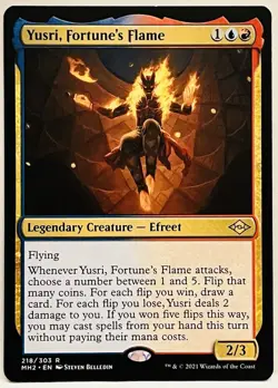 Yusri, Fortune's Flame -#218-MTG- Modern Horizons 2-Regular-LP - Image 1