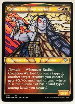 Radha, Coalition Warlord (Showcase) -#310-MTG- Dominaria United-Regular-NM - Image 1