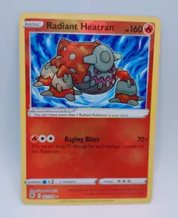 Radiant Heatran 027/189 Holo Rare Astral Radiance Pokemon TCG NM Fresh Pull - Image 1