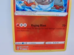 Radiant Heatran 027/189 Holo Rare Astral Radiance Pokemon TCG NM Fresh Pull - Image 3