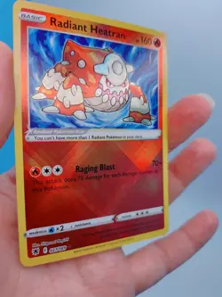 Radiant Heatran 027/189 Holo Rare Astral Radiance Pokemon TCG NM Fresh Pull - Image 4
