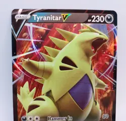 Tyranitar V 158/264 Holo Ultra Rare Pokemon Fusion Strike NM Fresh Pull - Image 2