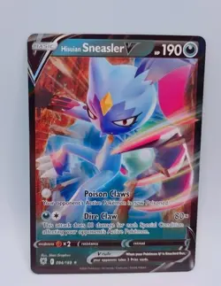 Hisuian Sneasler V 094/189 Holo Ultra Rare Astral Radiance Pokemon NM Fresh Pull - Image 1