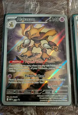 Alakazam 009 & Riolu 010 MEP Mega Evolution Pokemon Center ETB Promos - Sealed - Image 3