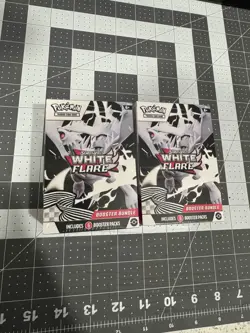 Lot Of 2 Pokemon TCG Scarlet Violet White Flare Booster Bundle Factory Sealed - Image 1