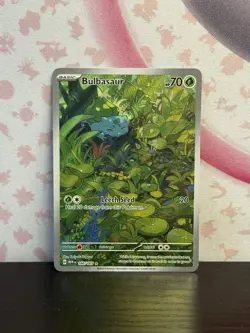 Pokemon TCG Bulbasaur 166/165 Sv: Scarlet & Violet 151 Holo Nintendo 2023 NM - Image 1
