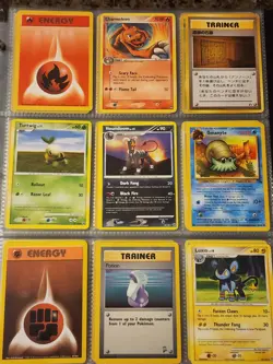 Pokemon Collection Binder Lot of Cards Holo Rare Vintage WoTC Shadowless Etc - Image 4