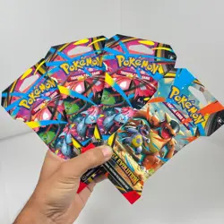 Pokemon TCG (4) Mega Evolutions Sleeved Booster Packs Full Art Set New Sealed - Image 1