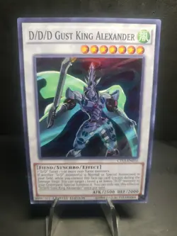 Yugioh D/D/D Gust King Alexander CT13-EN010 Super Rare - Image 1