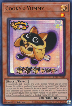 Cooky Yummy - JUSH-EN017 - Ultra Rare 1st Edition NM-M Yugioh - Image 1