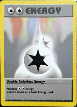 Double Colorless Energy 96/102 Pokemon Base Set Card - Image 1