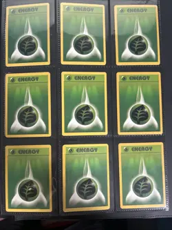 Pokemon Card Base Set Energy Card Lot Original WOTC LP - Image 3