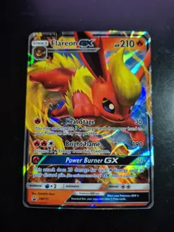 Pokemon TCG Flareon-GX SM171 Ultra Rare Sun & Moon Promo Card NM Condition - Image 1