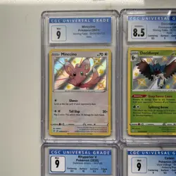 Pokemon 4 Pokemon TCG Trading Cards Collection CGC - Image 2