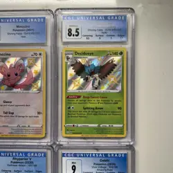 Pokemon 4 Pokemon TCG Trading Cards Collection CGC - Image 3