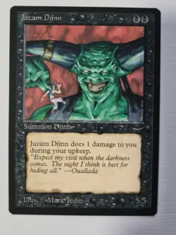 MTG Juzam Djinn Arabian Nights NM Near Mint Single Card RARE - Image 4