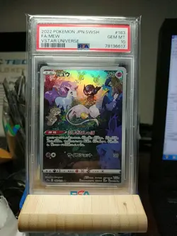 PSA 10 Gem Mint Mew 183/172 Vstar Universe Full Art 2022 Japanese Card Graded - Image 1