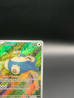 Pokemon TCG Snorlax #51 Scarlet & Violet 151 Promo Card Near Mint Condition - Image 4