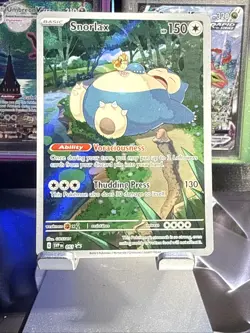 Pokemon TCG Snorlax Promo Holo Card 151 Scarlet and Violet 051 - Image 1