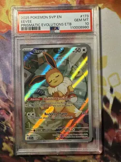 Eevee 173 Scarlet & Violet Promo Cards Holo PSA 10 - Image 1