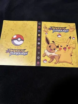 Pokemon Trading Card Folder - Album Holds 240 Cards Portfolio Binder Wallet - Image 1