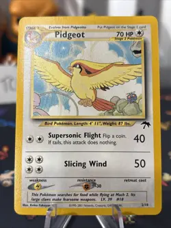 Pidgeot 02/18 Southern Islands Regular Super Clean And Centered Card Great Promo - Image 2