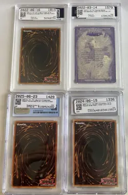 PSA YU-GI-OH! Card Lot Of 4 Graded Cards -EN - Secret Rare PSA 8 - Image 2