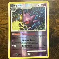Pokemon TCG - Gengar 18/100 Stormfront Reverse Holo Rare Card - Image 1