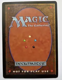 JESTER'S CAP PROMO CARD Giant 6" x 9" Oversize Magic The Gathering mtg VTG 1997 - Image 2
