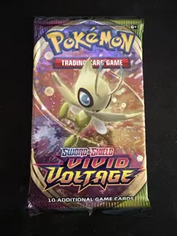 Pokemon SWSH Vivid Voltage Booster Pack - 10 Cards / Pack - Random Art - SEALED - Image 1