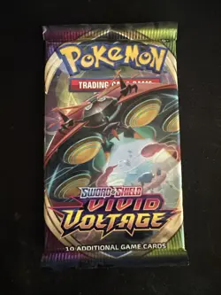Pokemon SWSH Vivid Voltage Booster Pack - 10 Cards / Pack - Random Art - SEALED - Image 2