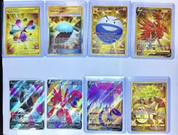 Pokemon Gold Card Lot Sword & Shield Sun & Moon Zapdos 182/172 READ - Image 1