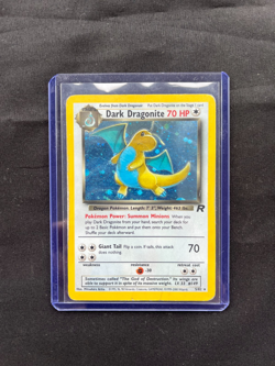Pokemon Cards Dark Dragonite 5/82 Team Rocket Set Holo HP - Image 1