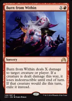 Burn from Within - Shadows Over Innistrad #148/297 MTG Magic The Gathering - Image 1