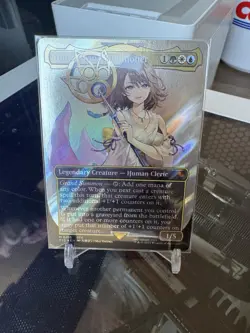 Yuna, Grand Summoner (Borderless) (Surge Foil) Commander: Final Fantasy Foil - Image 1