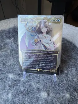 Yuna, Grand Summoner (Borderless) (Surge Foil) Commander: Final Fantasy Foil - Image 2