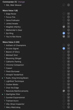 Custom Budget EDH deck feat. Silk, Web Weaver from Spiderman (White Green) - Image 5