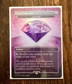 Chaos Emerald - Lotus Petal (7034) Secret Lair Drop Foil - Image 1