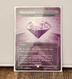 Chaos Emerald - Lotus Petal (7034) Secret Lair Drop Foil - Image 2
