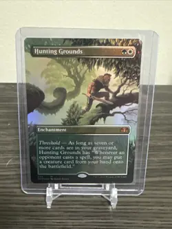 MTG Magic The Gathering Hunting Grounds Foil Borderless - Image 1