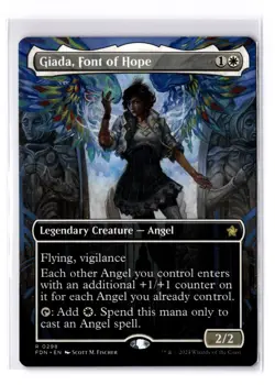 MTG - Giada, Font of Hope (Borderless) - R0298 Foundations Regular - NM - Magic - Image 1