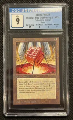 MTG Mana Vault Collectors Edition CGC 9 MINT 🔥 - Image 1