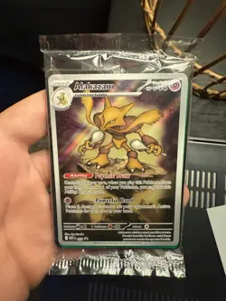 Alakazam Mega Evolutions Promo Card Pokemon TCG Sealed Black Star Promo - Image 1