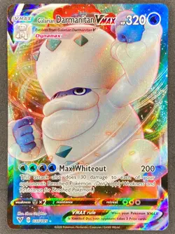 Pokemon Galarian Darmanitan VMAX 037/185 VIV Vivid Voltage NM - Image 1