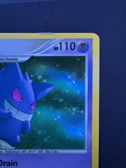 2007 Pokemon Diamond & Pearl Base Set Gengar 27/130 Regular Non-Holo Rare MP - Image 2