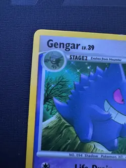 2007 Pokemon Diamond & Pearl Base Set Gengar 27/130 Regular Non-Holo Rare MP - Image 5