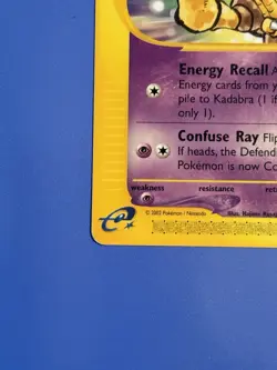 Pokemon Expedition Kadabra 084/165 Base Set Regular - Uncommon - Vintage - LP - Image 5