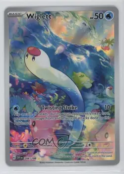 Wiglett Illustration Rare Pokemon Scarlet & Violet Base Set SV01 #206 - Image 1
